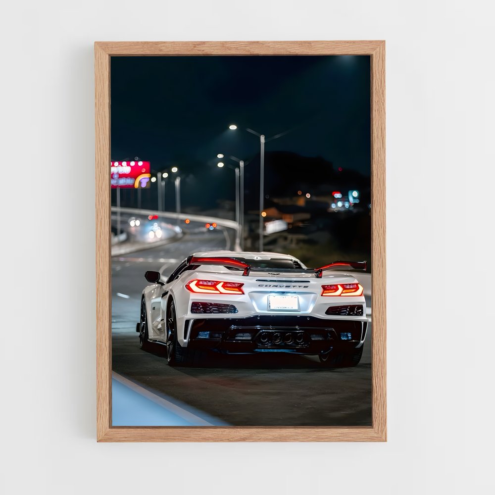 Poster Corvette stingray – affiche Chevrolet (vue 4)